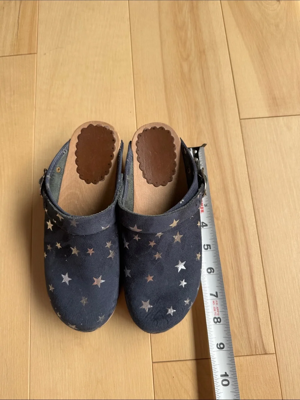 Hannah Anderson Girls Clogs Navy Size 2 EU34